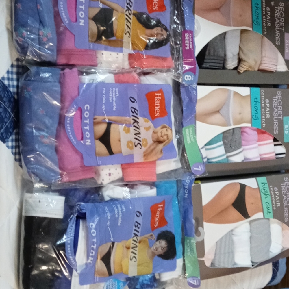 Secret treasure and hanes underwear